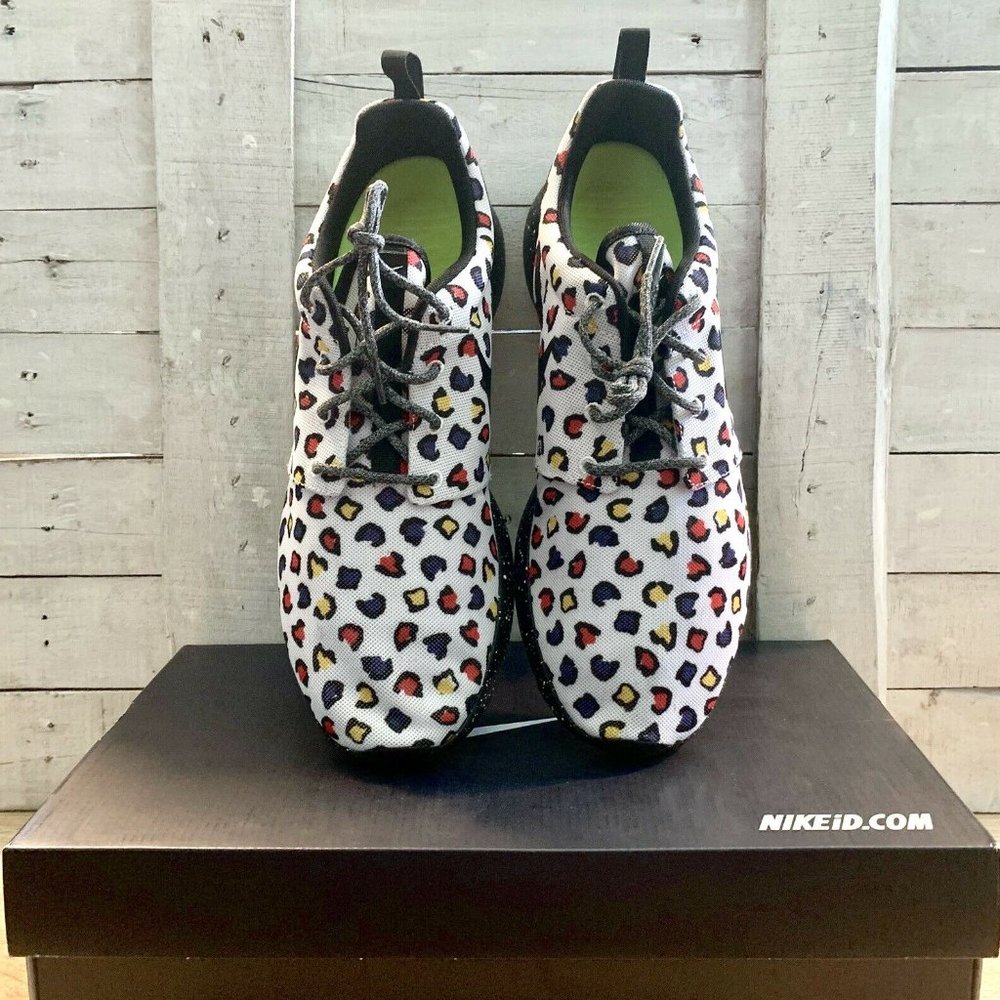 Nike Roshe Run ID Colorful Cheetah Print, New - Picture 5 of 7